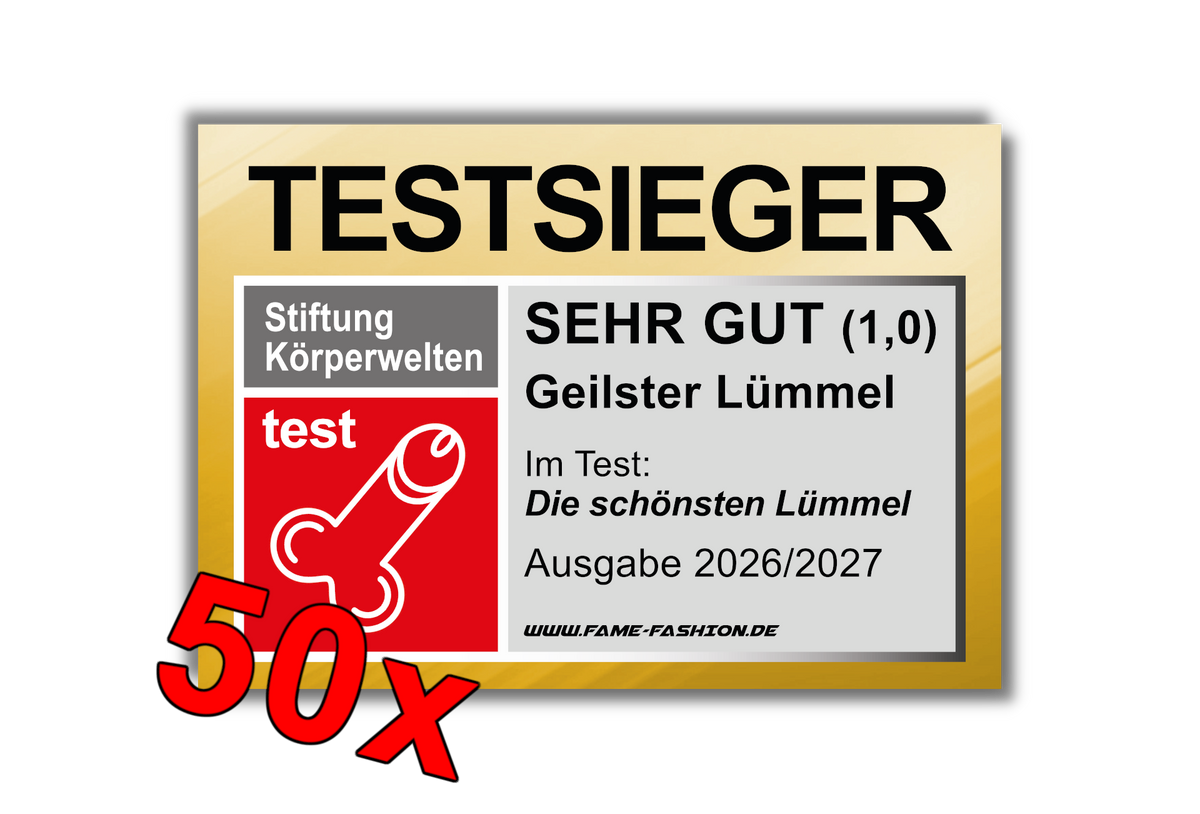 TESTSIEGER Geilster Lümmel - Malle Sticker