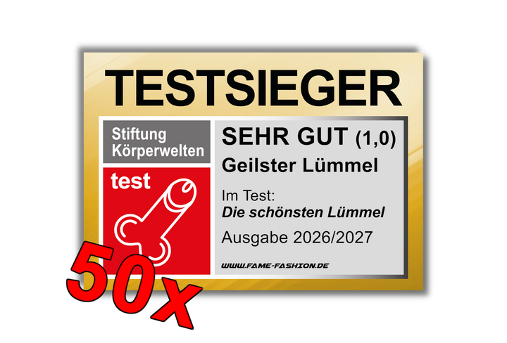 TESTSIEGER Geilster Lümmel - Malle Sticker