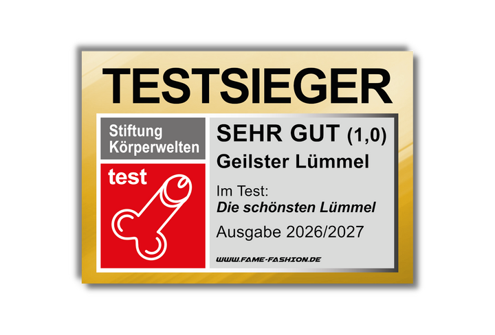 TESTSIEGER Geilster Lümmel - Malle Sticker