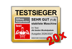 TESTSIEGER stabilste Maschine MALLE STICKER
