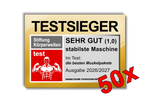 TESTSIEGER stabilste Maschine MALLE STICKER
