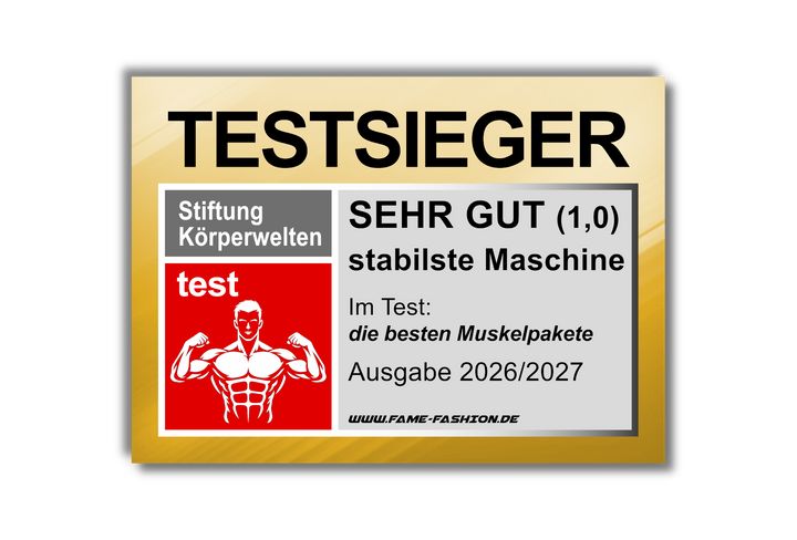 TESTSIEGER stabilste Maschine MALLE STICKER