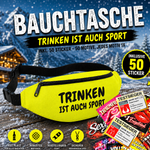 Bauchtasche Aprés Skí Version gefüllt mit 1 MEGA-Bundle Sticker-Set (50 Sticker-Motive je 1x)
