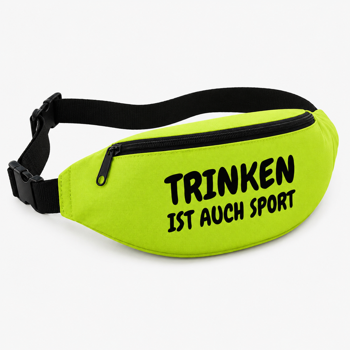 Bauchtasche Trinken ist auch Sport