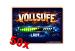 VOLLSUFF lädt - Malle Sticker
