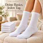 Freizeitsocken weiss