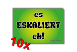 es ESKALIERT eh 1.0 Malle Sticker