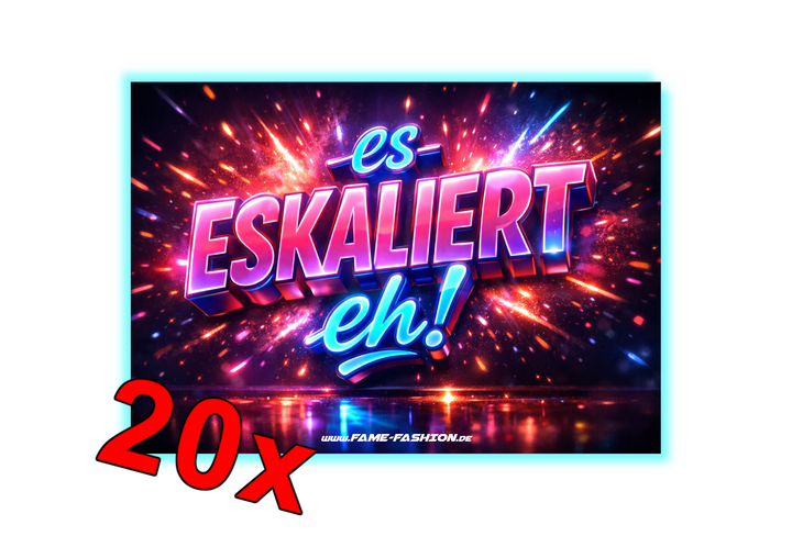 es ESKALIERT eh! 2.0 Malle Sticker