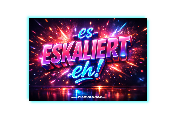es ESKALIERT eh! Malle Sticker