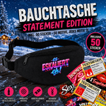 Bauchtasche Aprés Skí Version gefüllt mit 1 MEGA-Bundle Sticker-Set (50 Sticker-Motive je 1x)