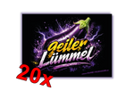Geiler Lümmel-Aubergine- Malle Sticker