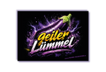 Geiler Lümmel-Aubergine- Malle Sticker