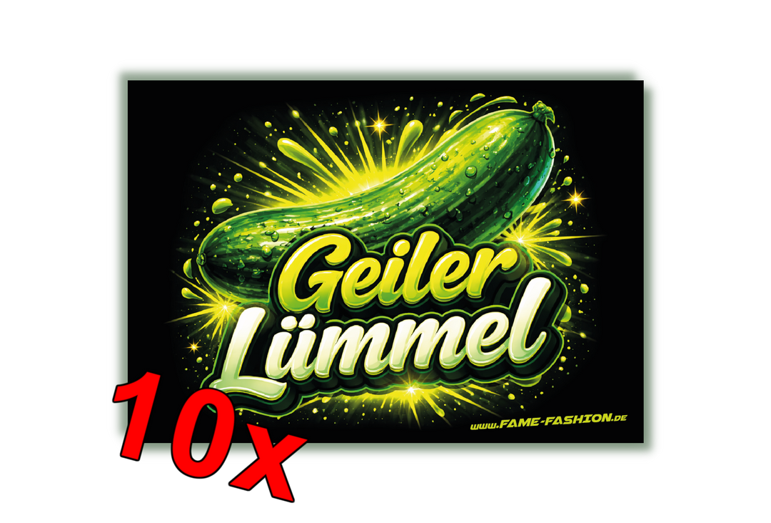 Geiler Lümmel-Gurke - Malle Sticker