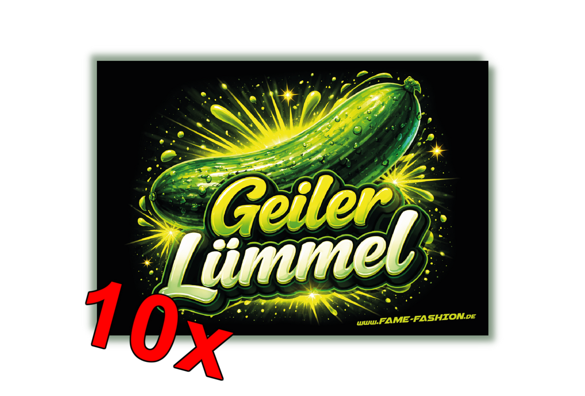 Geiler Lümmel-Gurke - Malle Sticker