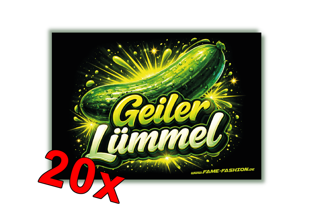 Geiler Lümmel-Gurke - Malle Sticker