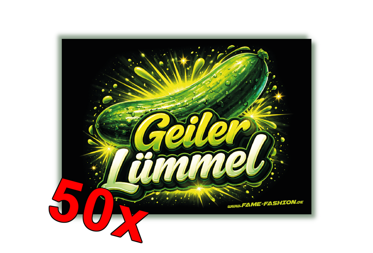 Geiler Lümmel-Gurke - Malle Sticker