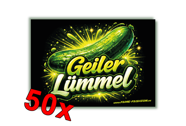 Geiler Lümmel-Gurke - Malle Sticker