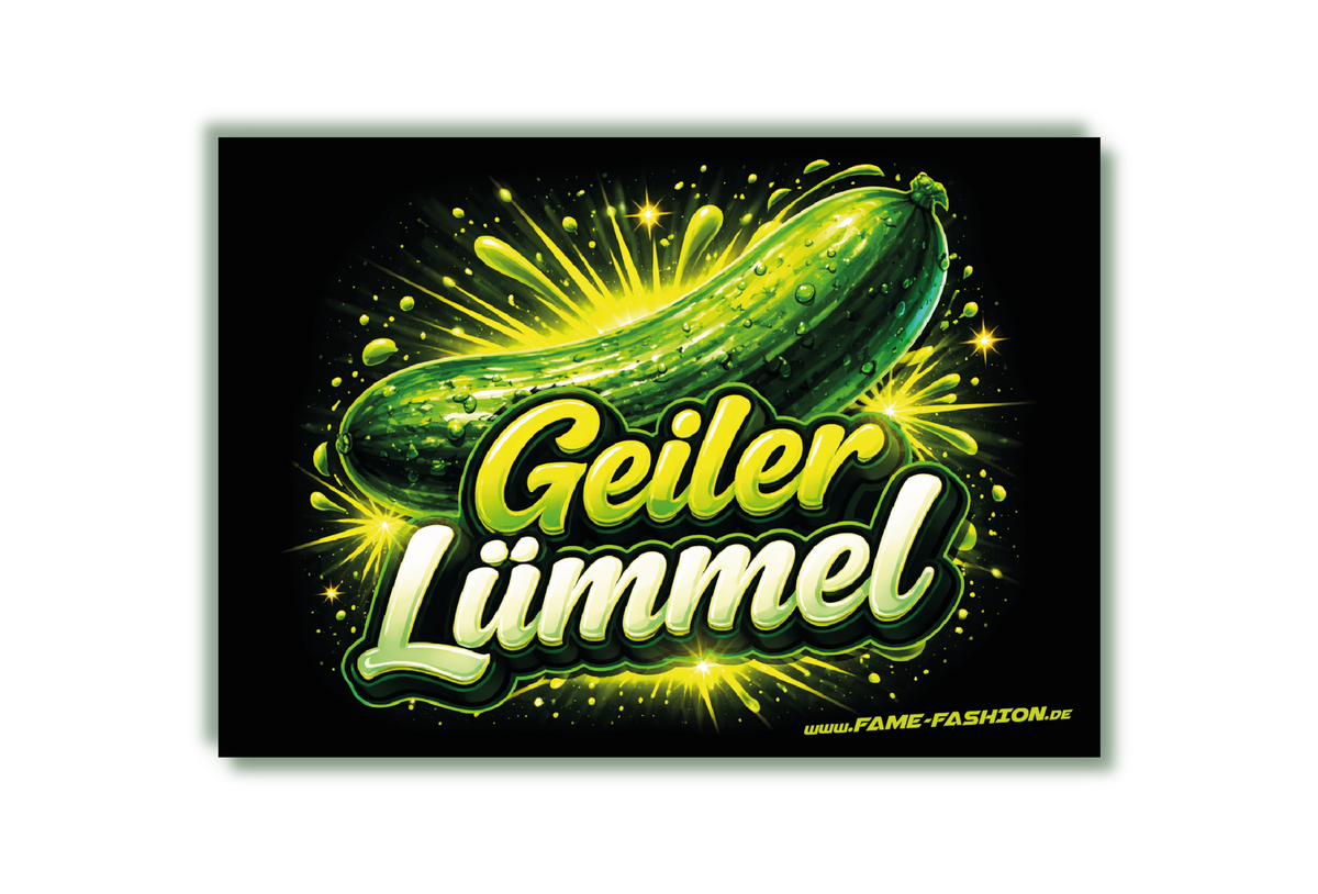 Geiler Lümmel-Gurke - Malle Sticker