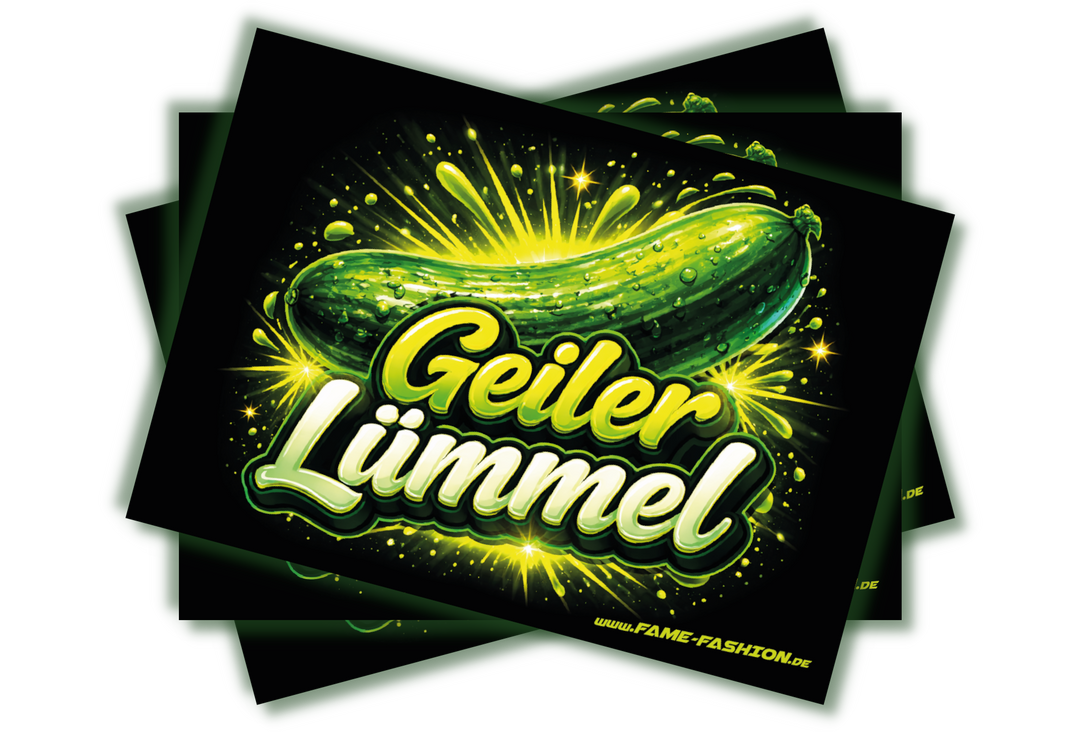 Geiler Lümmel-Gurke - Malle Sticker