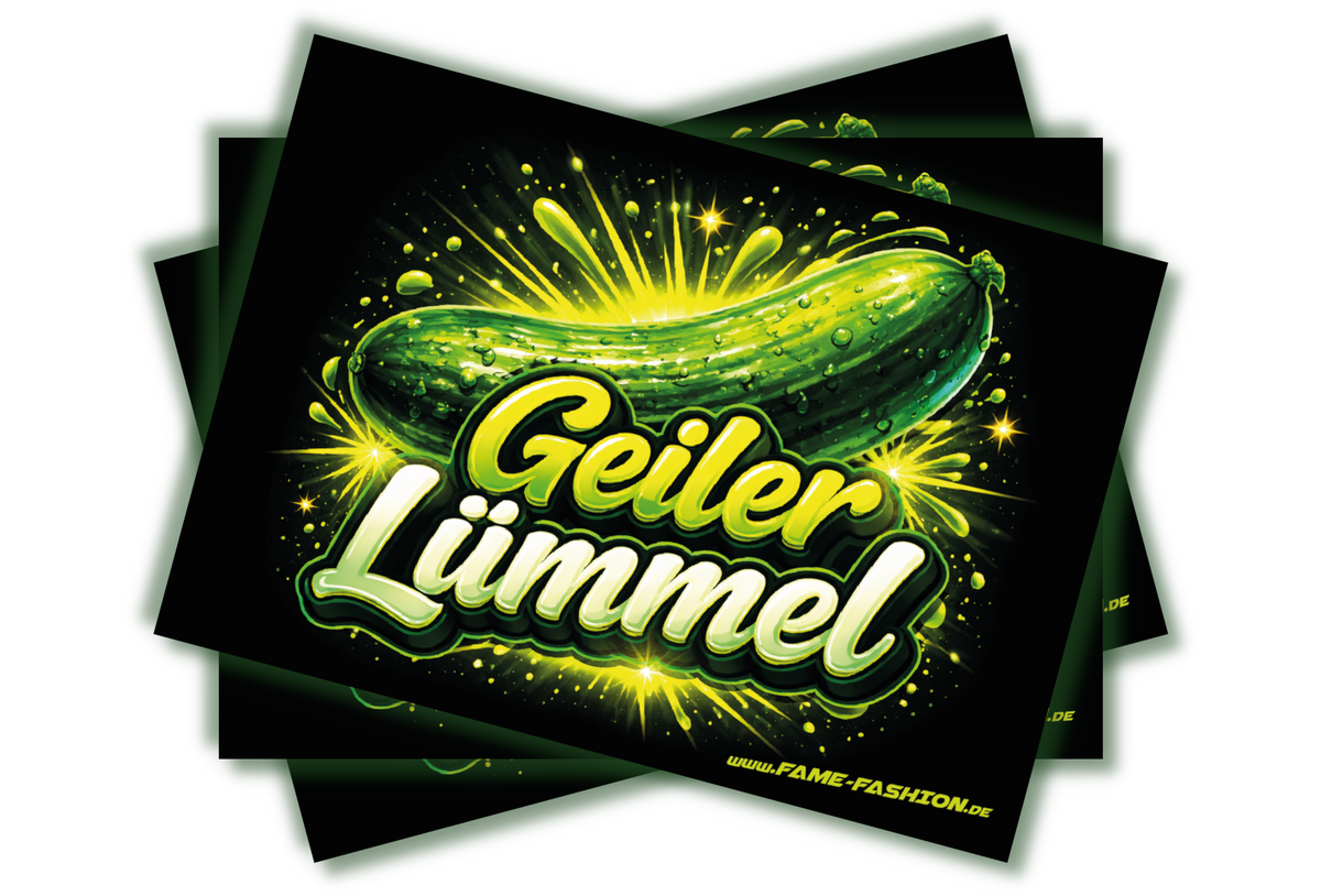 Geiler Lümmel-Gurke - Malle Sticker