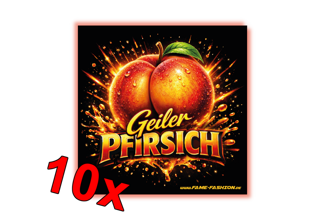 Geiler Pfirsich - Malle Sticker