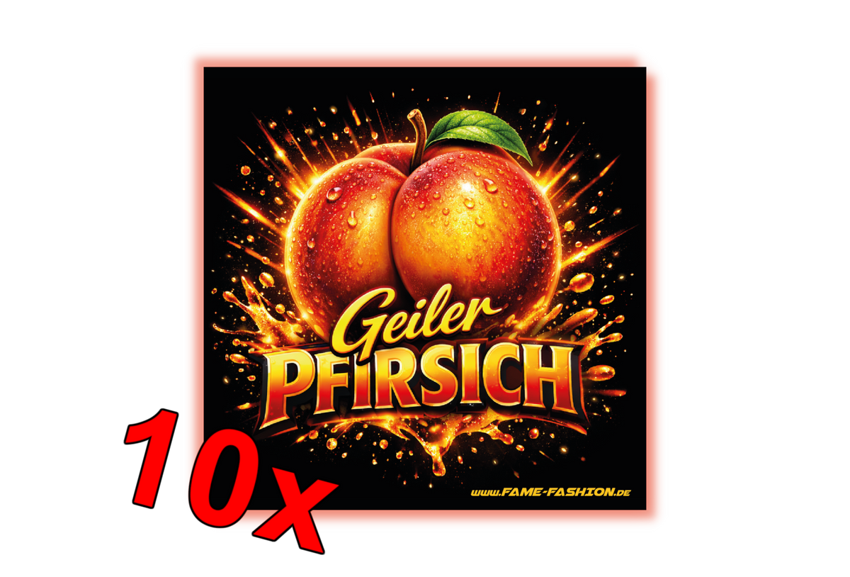 Geiler Pfirsich - Malle Sticker