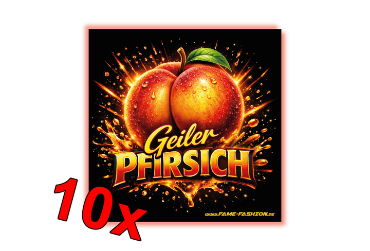 Geiler Pfirsich - Malle Sticker