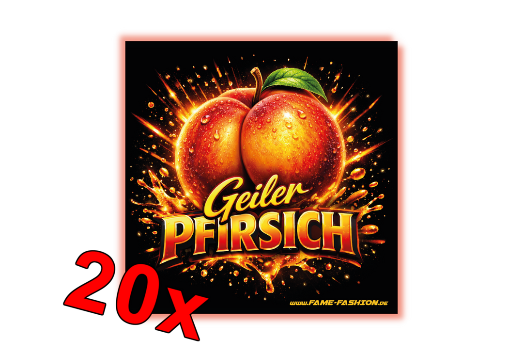 Geiler Pfirsich - Malle Sticker