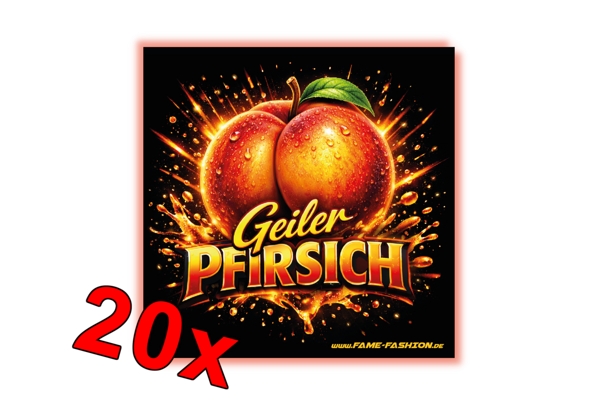 Geiler Pfirsich - Malle Sticker