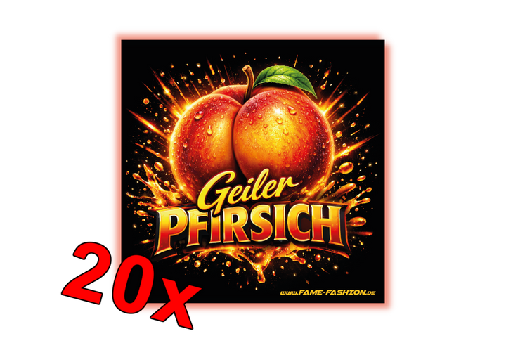 Geiler Pfirsich - Malle Sticker