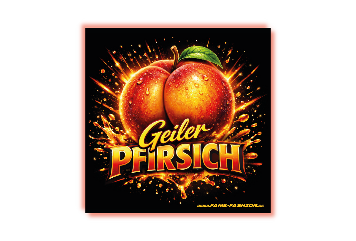 Geiler Pfirsich - Malle Sticker