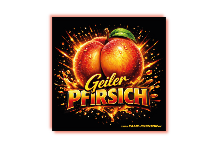 Geiler Pfirsich - Malle Sticker