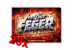 heißer FEGER - Malle Sticker