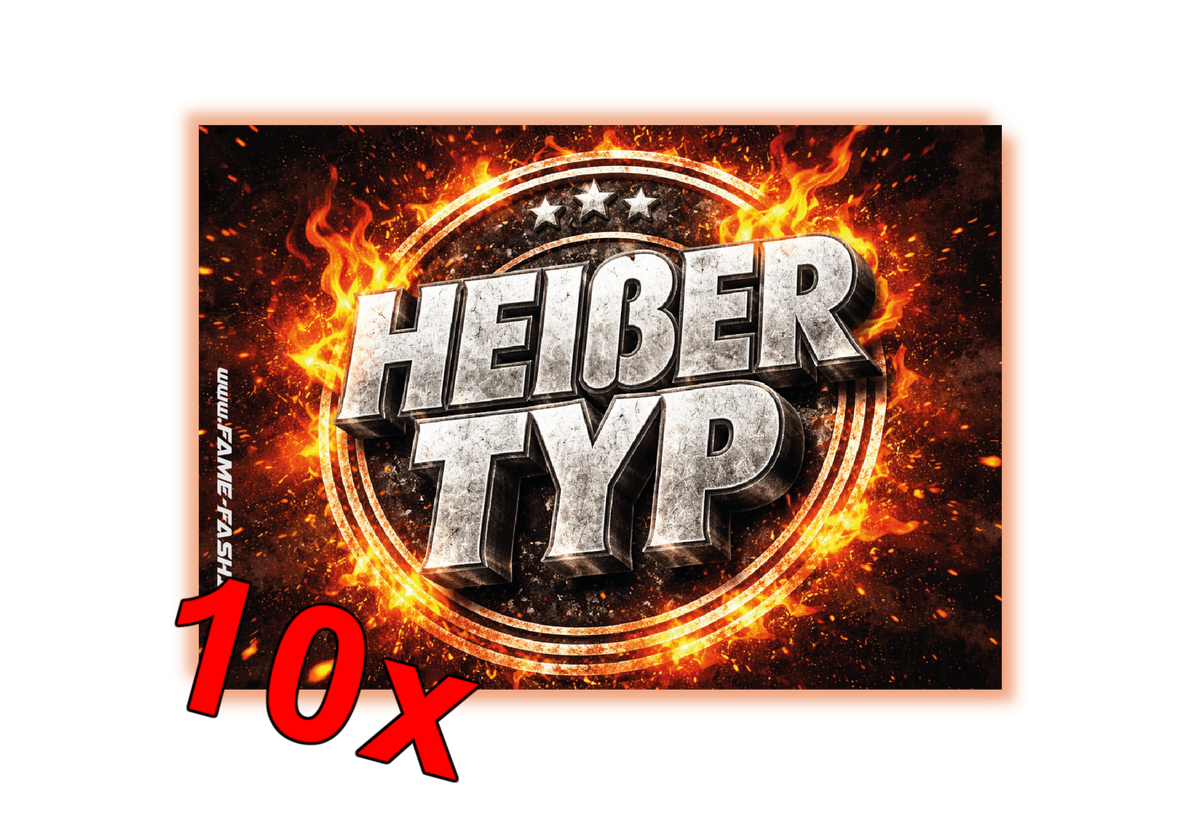 Heißer TYP - Malle Sticker