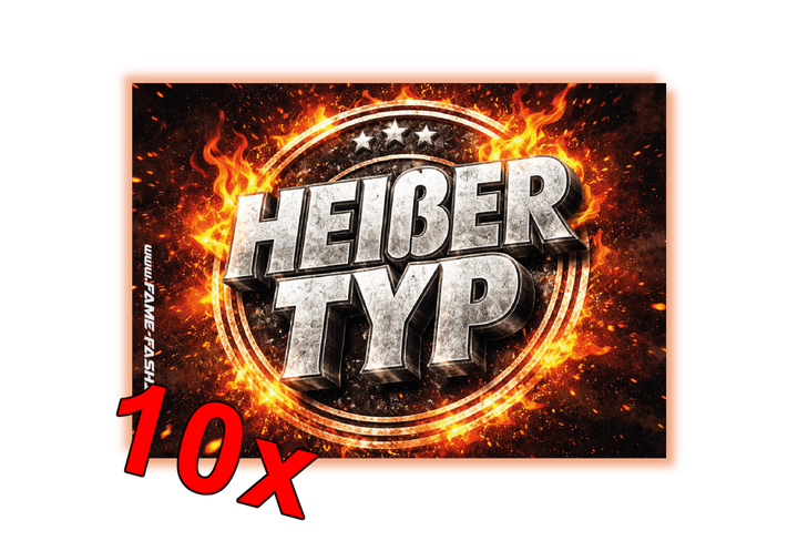 Heißer TYP - Malle Sticker
