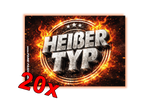 Heißer TYP - Malle Sticker