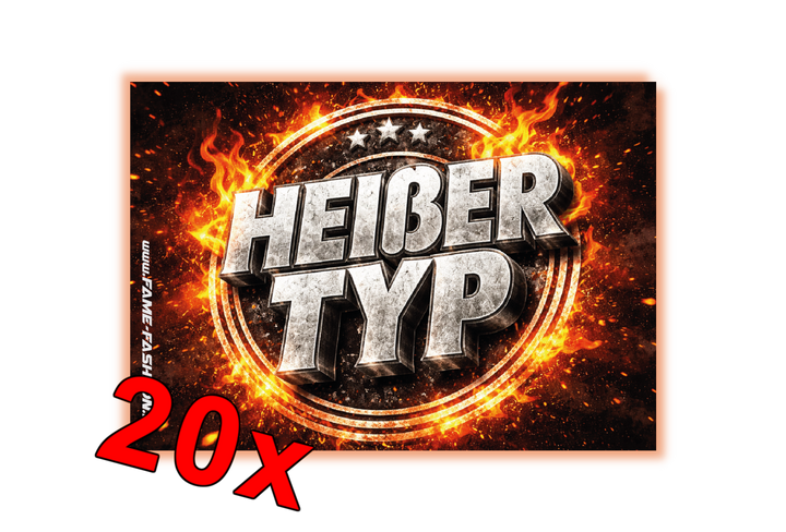 Heißer TYP - Malle Sticker