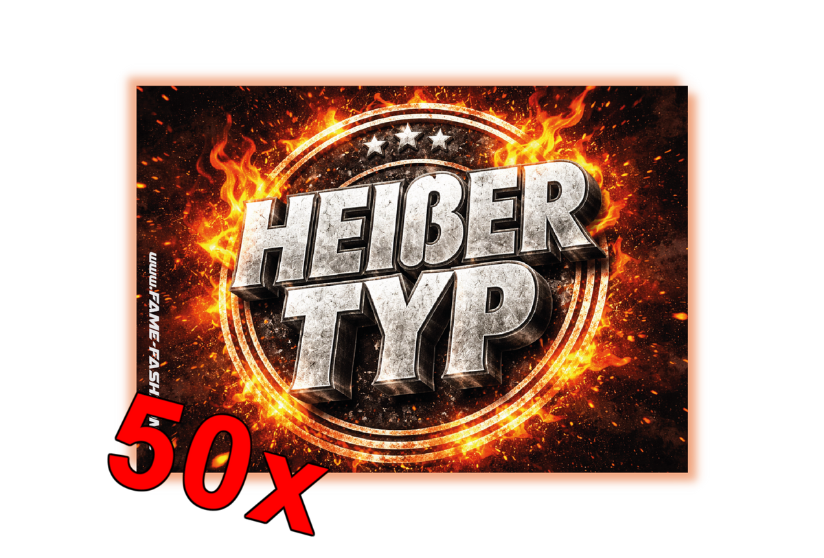 Heißer TYP - Malle Sticker