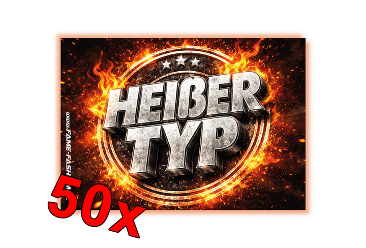 Heißer TYP - Malle Sticker