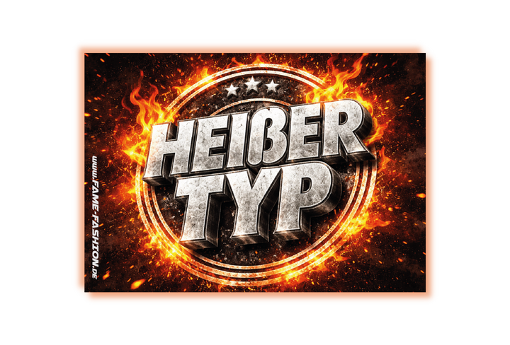 Heißer TYP - Malle Sticker