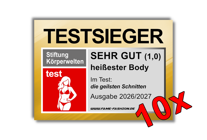 TESTSIEGER heißester Body MALLE STICKER
