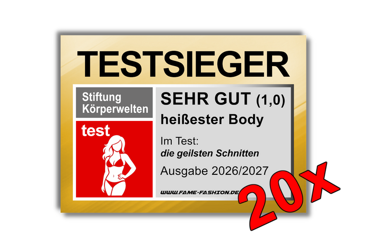 TESTSIEGER heißester Body MALLE STICKER