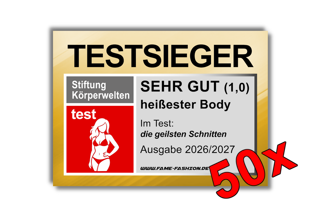 TESTSIEGER heißester Body MALLE STICKER