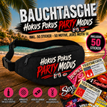 Bauchtasche gefüllt mit 1 MEGA-Bundle Sticker-Set (50 Sticker-Motive je 1x)