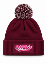 hottes Skihaserl - Beanie mit Bommel