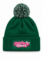hottes Skihaserl - Beanie mit Bommel