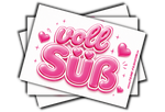 voll Süß 1.0 - Malle Sticker