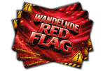 wandelnde RED FLAG - Malle Sticker